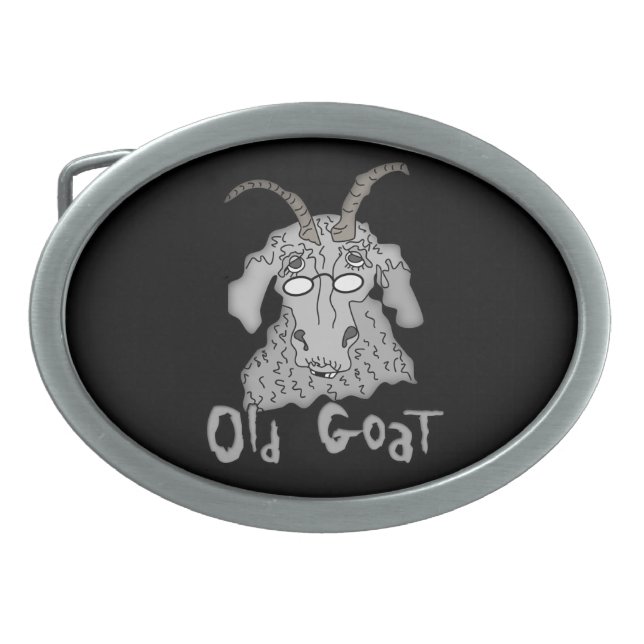 Old Goat  Belt Buckle (Front)