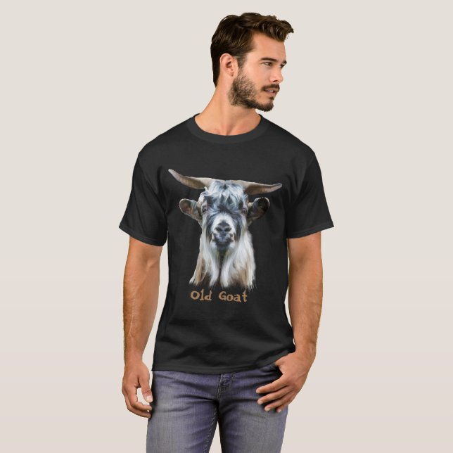 Old Goat Farm Animal Humor Quote T-Shirt (Front Full)
