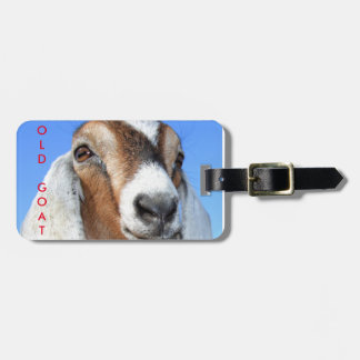 Old Goat Luggage Tag w/ leather strap