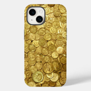 Old Gold Coin Collection Case-Mate iPhone 14 Case