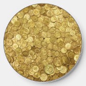 Old Gold Coin Collection Wireless Charger (Front)