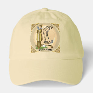 Old Golf Clubs Hat