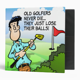 Old Golfer Binder