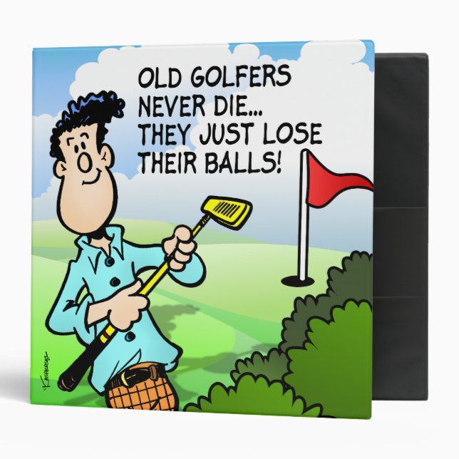 Old Golfer Binder (Front/Inside)