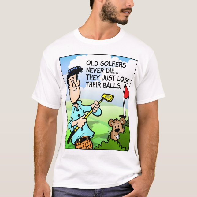 Old Golfer T-Shirt (Front)