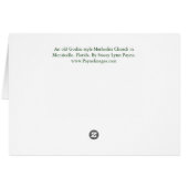 Old Gothic Church Card (Back Horizontal)