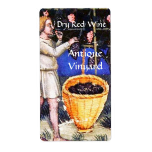 OLD GRAPE VINEYARD HARVEST LABEL