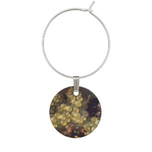 OLD GRAPE VINEYARD WINE TASTING PARTY GLASS CHARM