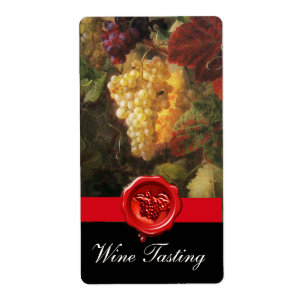 OLD GRAPE VINEYARD  WINE TASTING PARTY LABEL