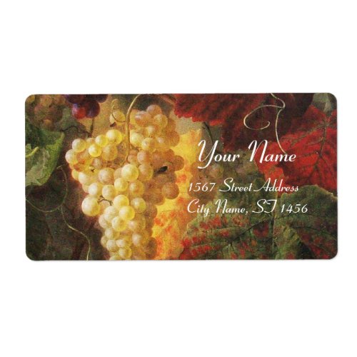 OLD GRAPE VINEYARD WINE TASTING PARTY LABELS