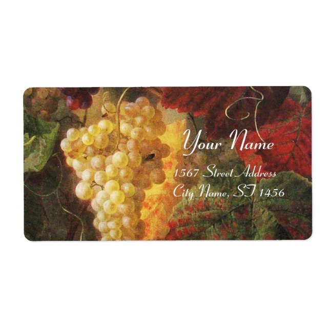 OLD GRAPE VINEYARD WINE TASTING PARTY LABELS (Front)