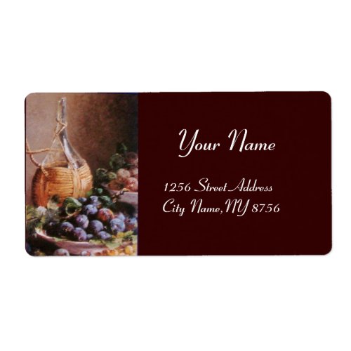 OLD GRAPE VINEYARD WINE TASTING PARTY LABELS