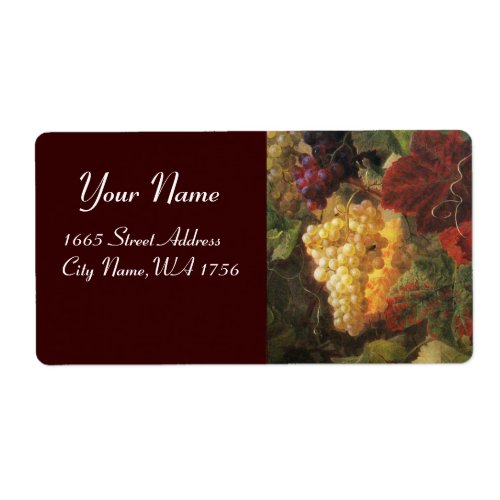 OLD GRAPE VINEYARD WINE TASTING PARTY LABELS