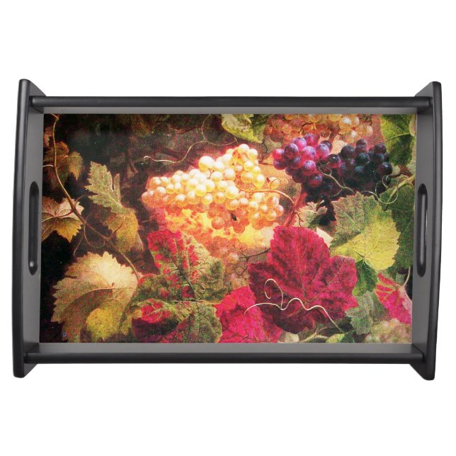 OLD GRAPE VINEYARD WINE TASTING PARTY SERVING TRAY (Front)
