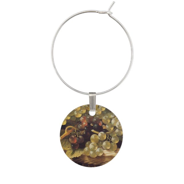 OLD GRAPE VINEYARD WINE TASTING PARTY WINE CHARM (Front)