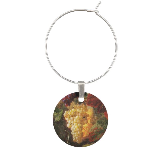 OLD GRAPE VINEYARD WINE TASTING PARTY WINE CHARM (Front)