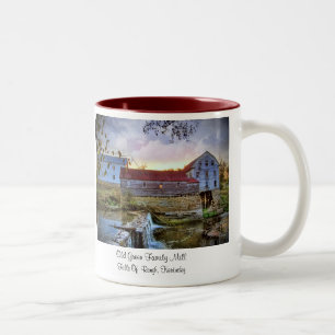 "Old Green Family Mill" Two-Tone Coffee Mug