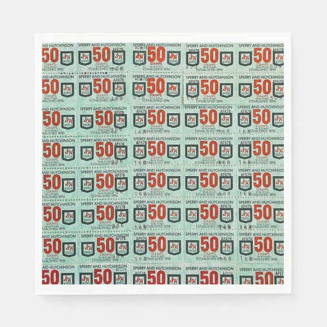 Old Green Stamps Napkins (Front)