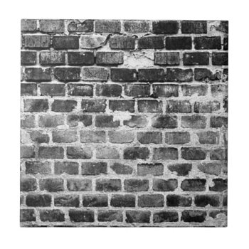Old Grey Weathered Brick Wall Texture Tile by biutiful at Zazzle