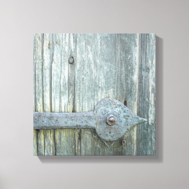 Old Grist Mill Door Latch Canvas Print (Front)