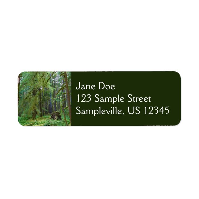 Old Growth Forest Label (Front)