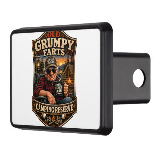 Old Grumpy Farts Camping Reserve Hitch Cover