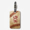 Old Grunge Baseball Personalized Monogram Initials