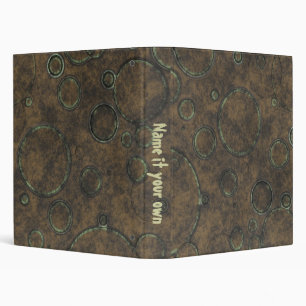Old grunge canvas binder