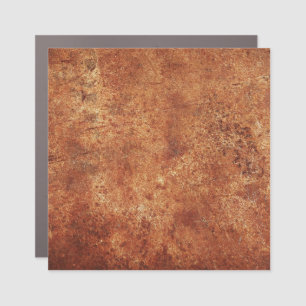 Old Grunge Rustic Metal Texture Car Magnet
