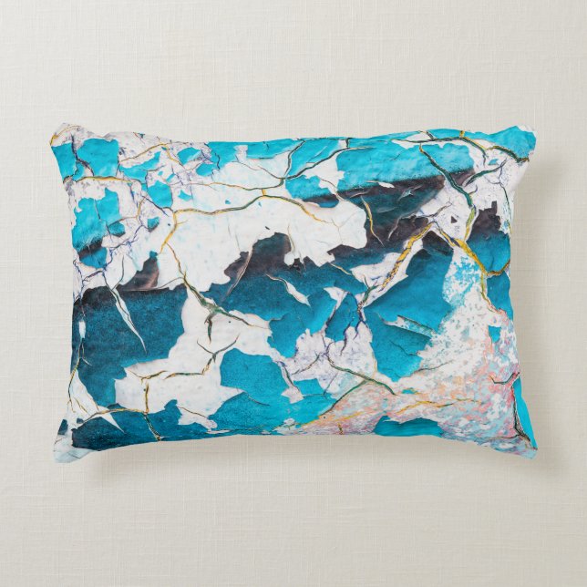 Old grunge wall textures and backgroundsearthquake accent pillow (Front)