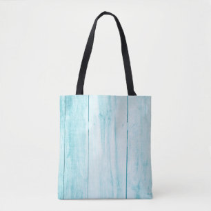 Old grunge wood plank texture background. Vintage Tote Bag