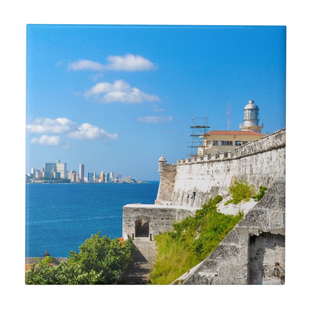 Old Habana, Cuba Ceramic Tile (Front)
