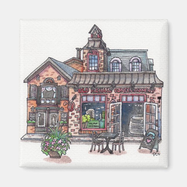 Old Hall in Town Magnet (Front)