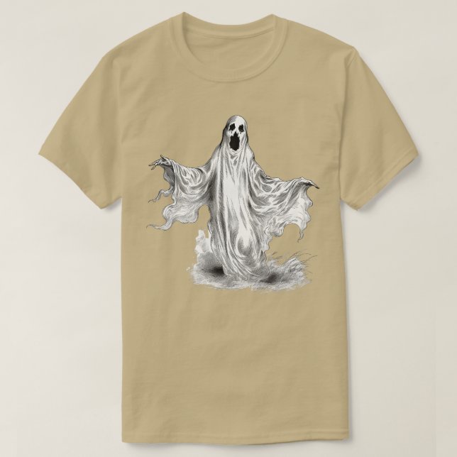 Old Halloween Ghosts (2) T-Shirt (Design Front)
