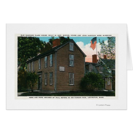 Old Hancock Clark House View # 3 Cards (Front Horizontal)