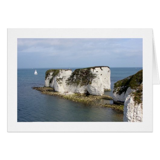 Old Harrys Rocks, Dorset coast. Cards (Front Horizontal)