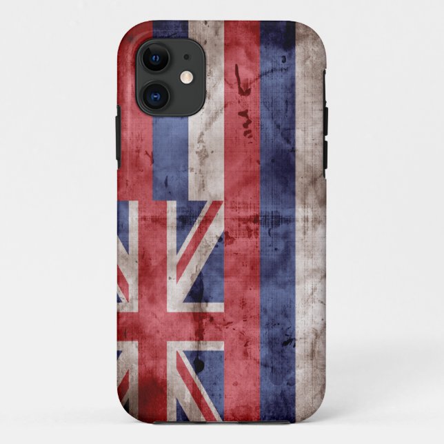Old Hawaiian Flag; Case-Mate iPhone Case (Back)
