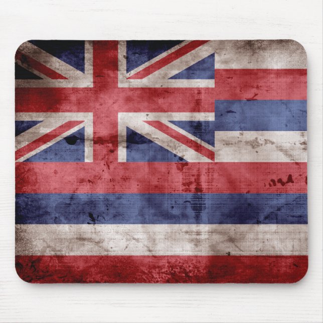 Old Hawaiian Flag; Mouse Pad (Front)
