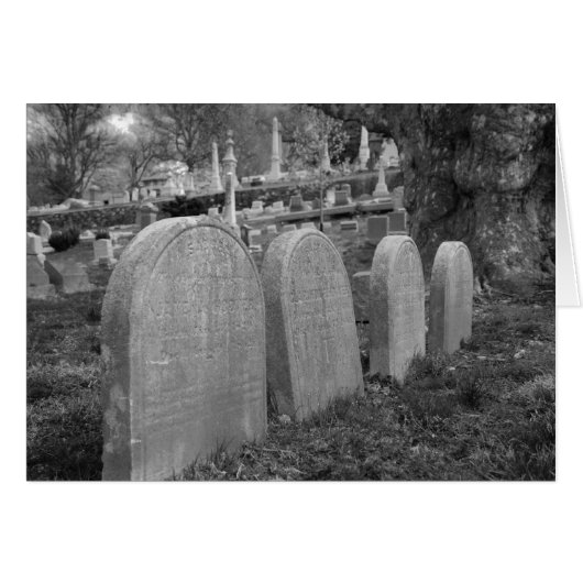 old headstones cards (Front Horizontal)