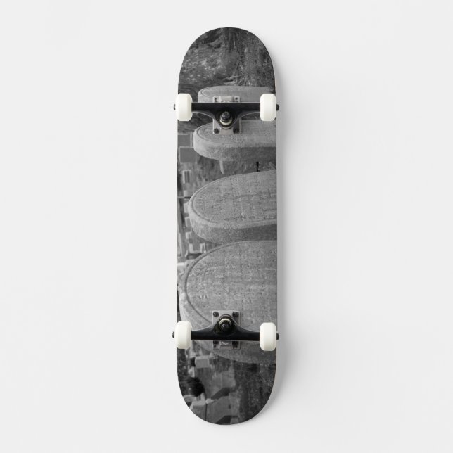 old headstones skateboard deck (Front)