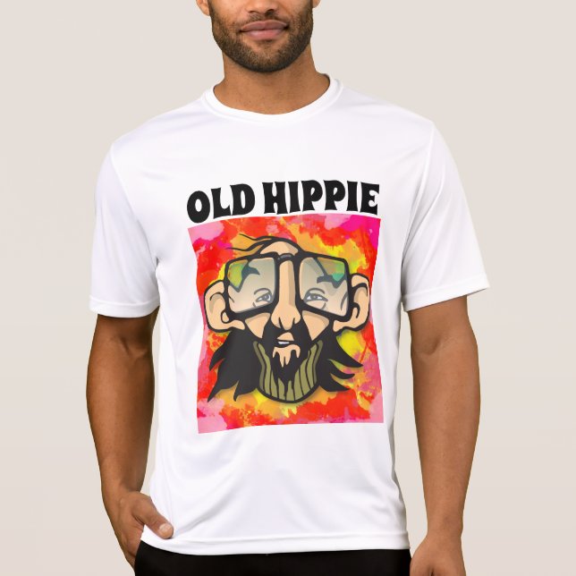 OLD HIPPIE BIRTHDAY MEN'S T-SHIRTS (Front)
