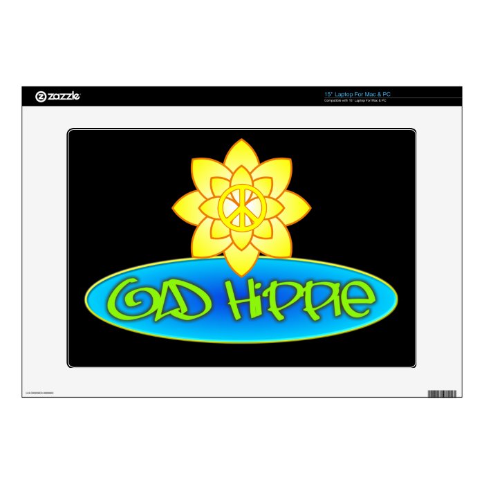 Old Hippie Decals For Laptops