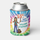 Old Hippie Hippy Tie Dye 55th Birthday Party