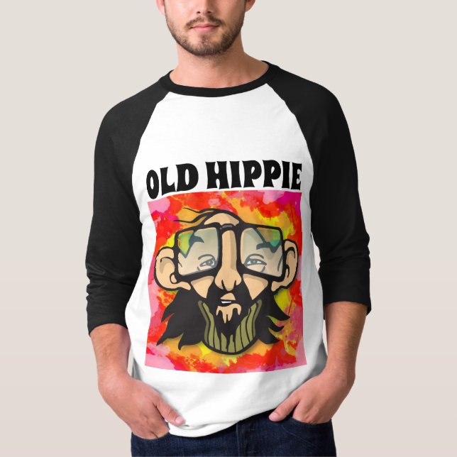 OLD HIPPIE MEN'S VINTAGE 1960s T-SHIRTS (Front)