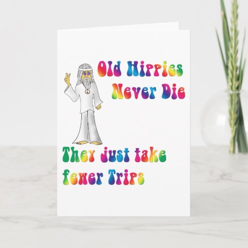 Old Hippies Card