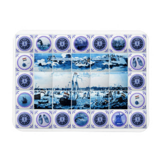 Old Holland Delft Blue Delftware Style Tile Mural Magnet