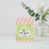Old Hollywood $10 Off Pretty Pass Business Cards (Standing Front)