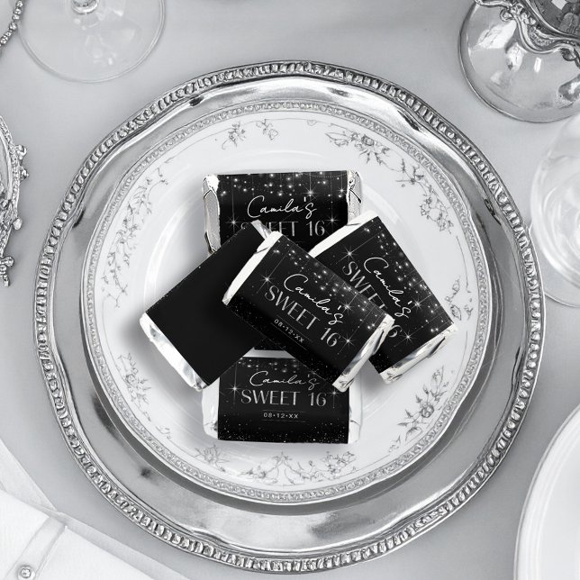 Old Hollywood B & W Sweet 16 ID1108 Hershey's Miniatures (Creator Uploaded)