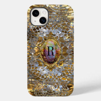 Old Hollywood Chic   Elegant Monogram Case-Mate iPhone 14 Plus Case