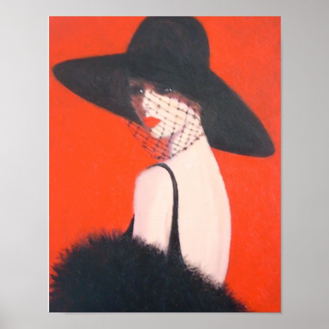 Old Hollywood Elegance Poster (Front)